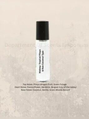 Makesy: Tropical Pitaya & Raw Coconut Type 1/3 Glass Rollerball